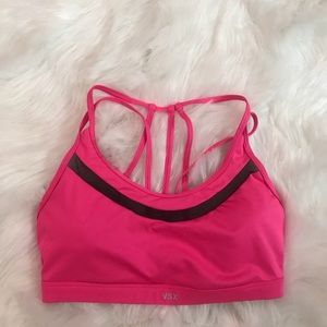 VSX hot pink sports bra